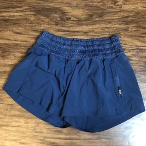Lululemon Navy 4” Tracker Shorts